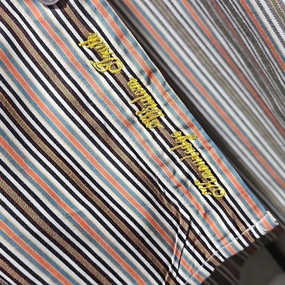 Robert Graham Stiped Button Shirt Size 4XL - Picture 6 of 10